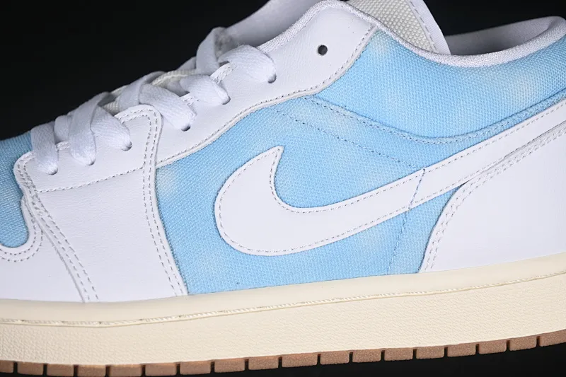 All categories Air Jordan Jordan series basketball shoes Air Jordan 1 Low Air Jordan 1 Low "Worn Blue" AJ1 Jordan 1 denim low-top cultural and casual sneakers HQ2004-400